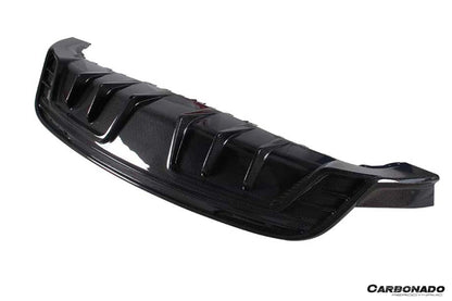 Carbonado Aero AD Style Autoclave Carbon Fiber Rear Diffuser | 2020-2024 Tesla Model Y
