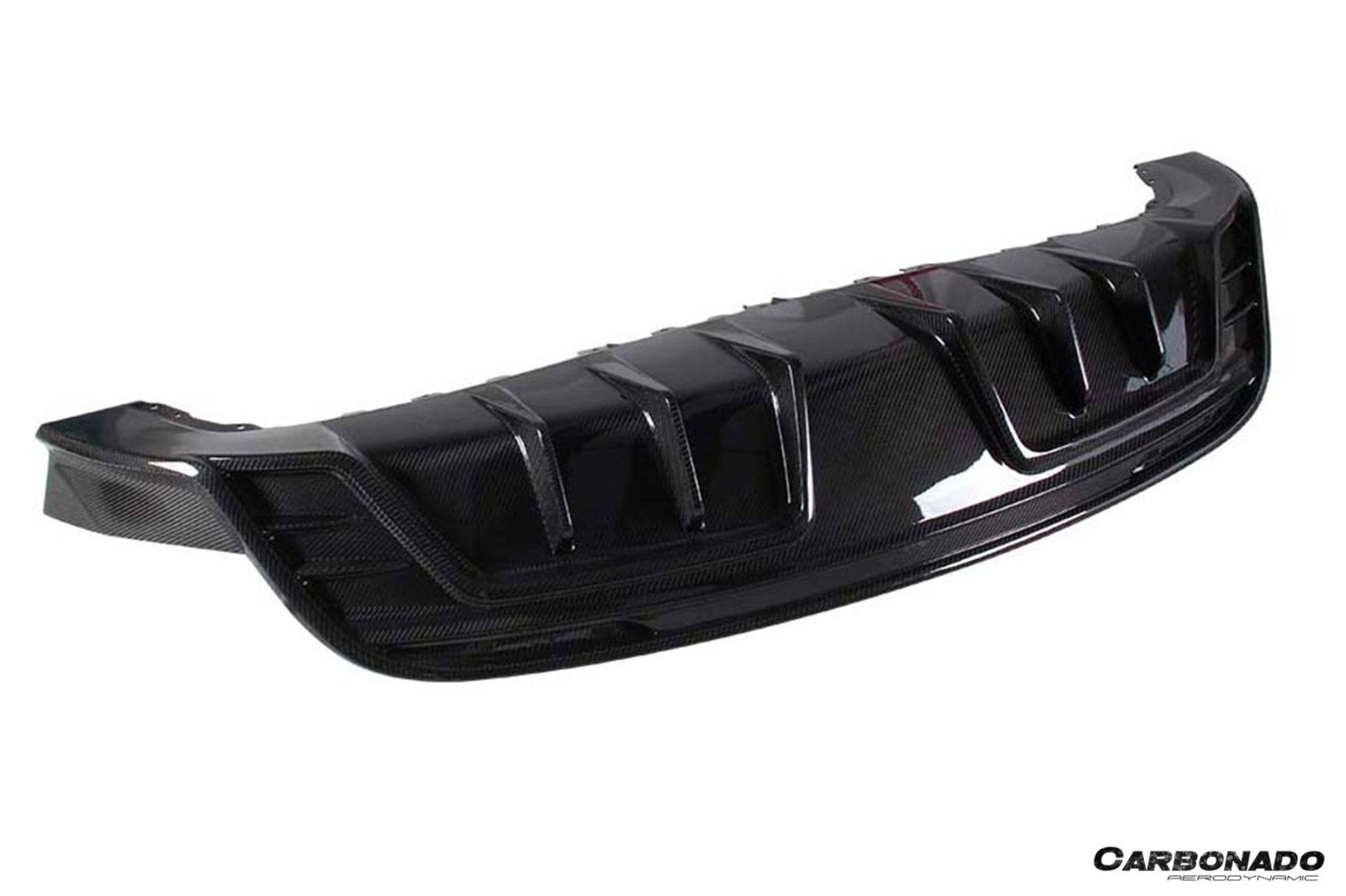Carbonado Aero AD Style Autoclave Carbon Fiber Rear Diffuser | 2020 - 2024 Tesla Model Y - 5