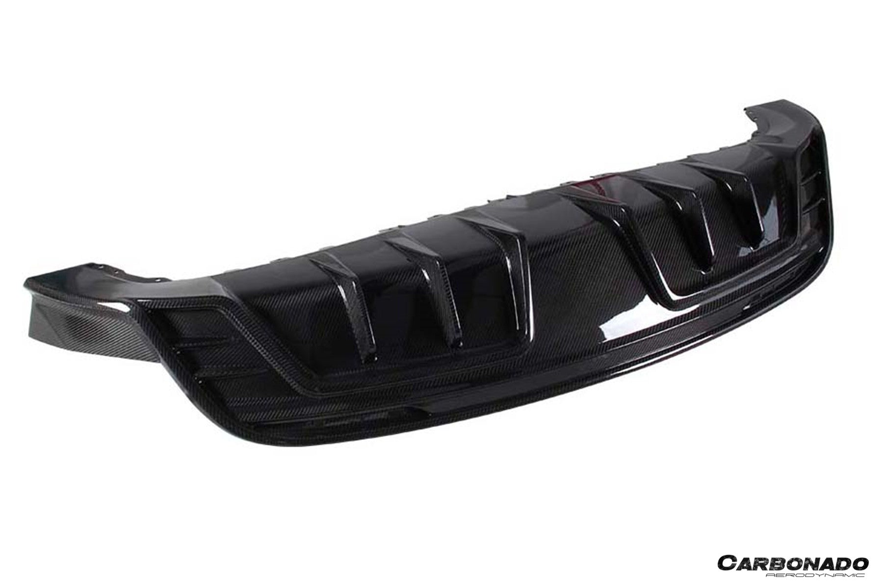 Carbonado Aero AD Style Autoclave Carbon Fiber Rear Diffuser | 2020-2024 Tesla Model Y