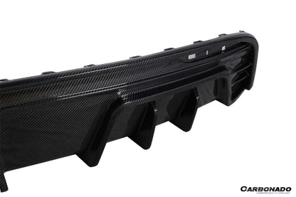 Carbonado Aero AD Style Autoclave Carbon Fiber Rear Diffuser | 2020-2024 Tesla Model Y
