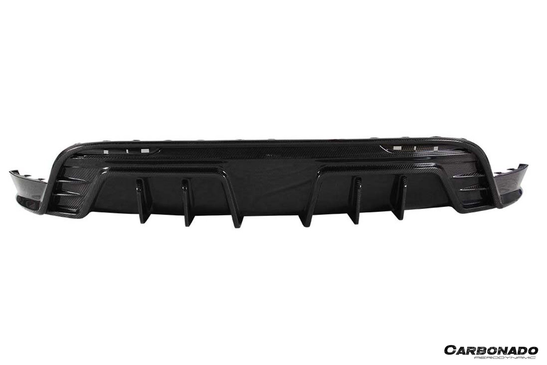 Carbonado Aero AD Style Autoclave Carbon Fiber Rear Diffuser | 2020-2024 Tesla Model Y