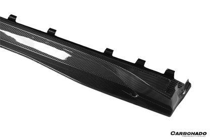 Carbonado AD Style Dry Carbon Fiber Side Skirts | 2020-2024 Tesla Model Y