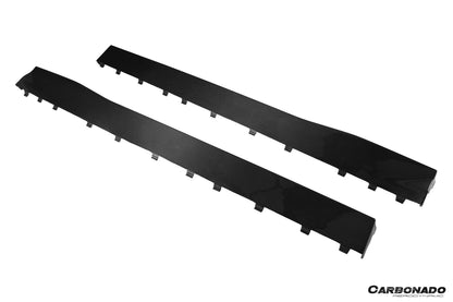 Carbonado AD Style Dry Carbon Fiber Side Skirts | 2020-2024 Tesla Model Y