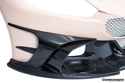Carbonado Aero Msy Style Portion Autoclave Carbon Fiber Front Bumper | 2020-2026 Ferrari ROMA