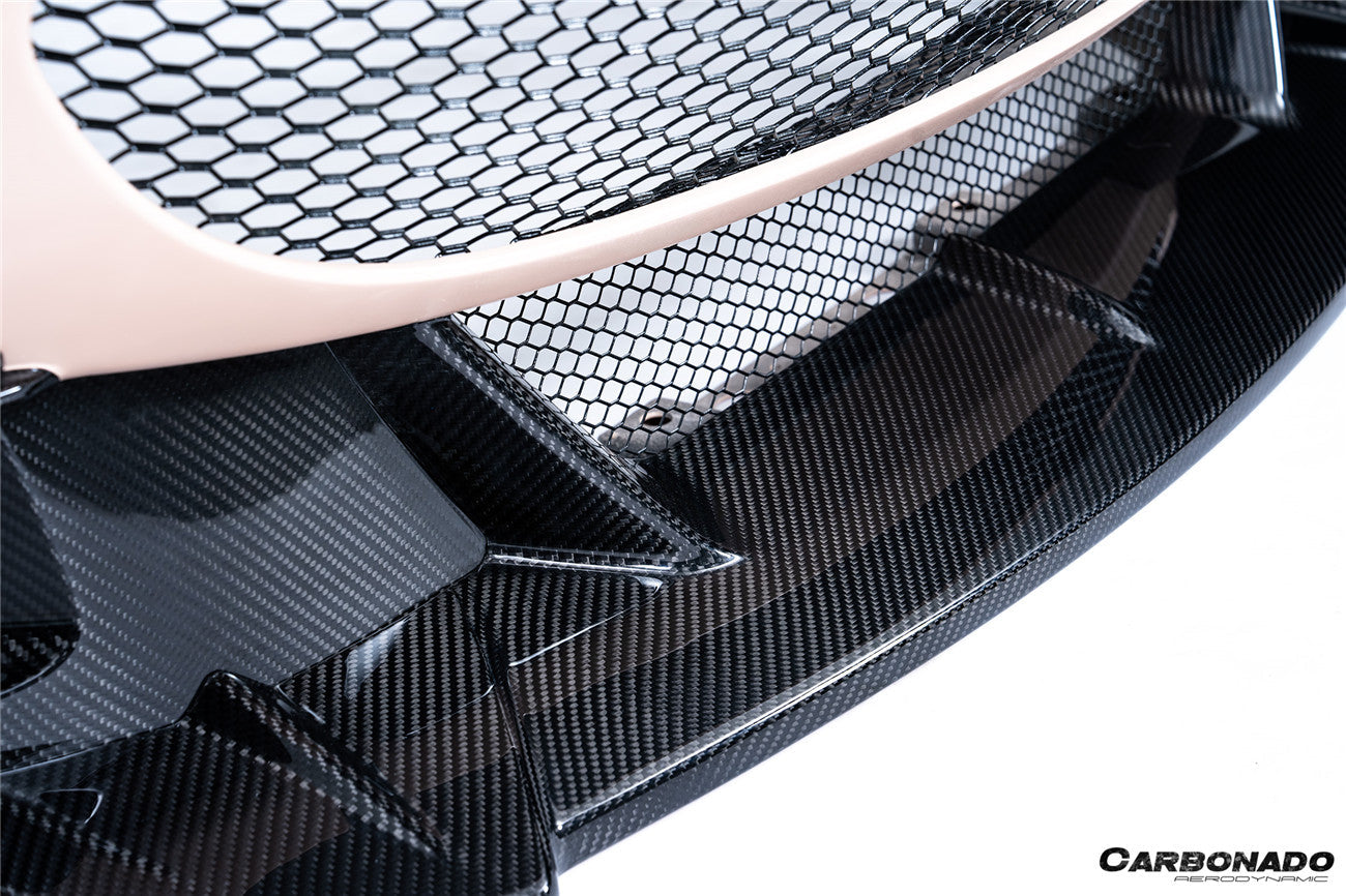 Carbonado Aero Msy Style Portion Autoclave Carbon Fiber Front Bumper | 2020-2026 Ferrari ROMA
