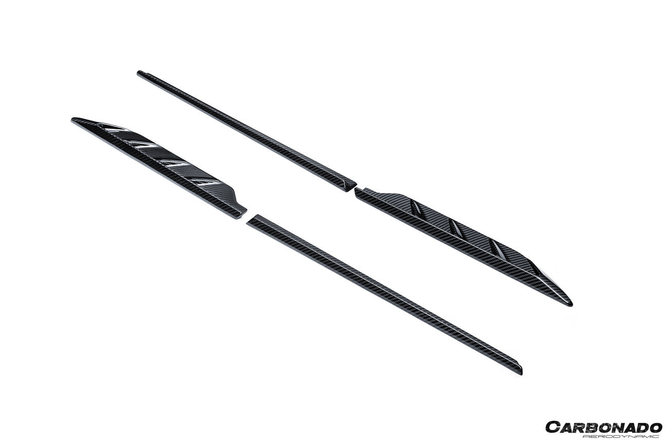 Carbonado Aero Msy Style Autoclave Carbon Fiber Front Fender Trims | 2020-2026 Ferrari ROMA