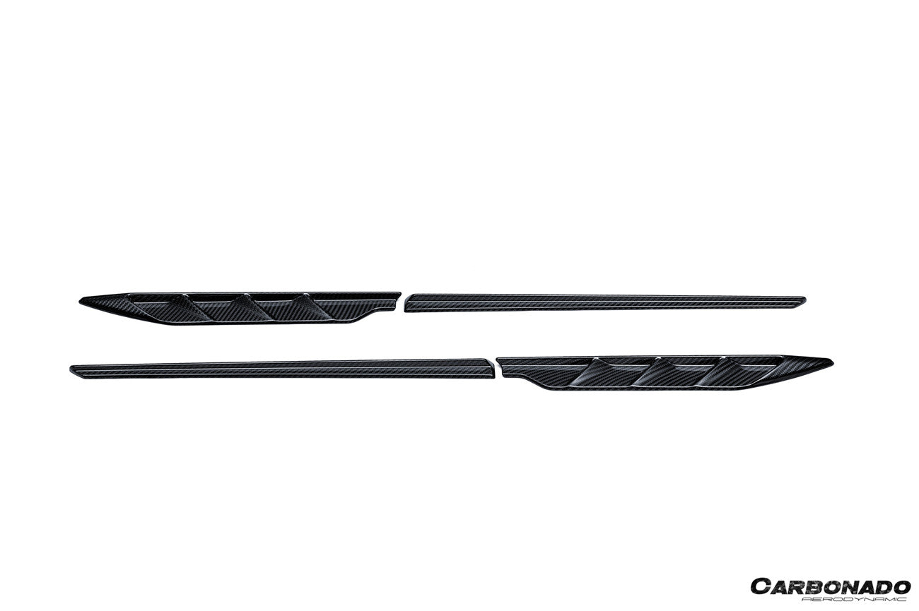 Carbonado Aero Msy Style Autoclave Carbon Fiber Front Fender Trims | 2020-2026 Ferrari ROMA