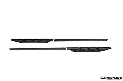 Carbonado Aero Msy Style Autoclave Carbon Fiber Front Fender Trims | 2020-2026 Ferrari ROMA