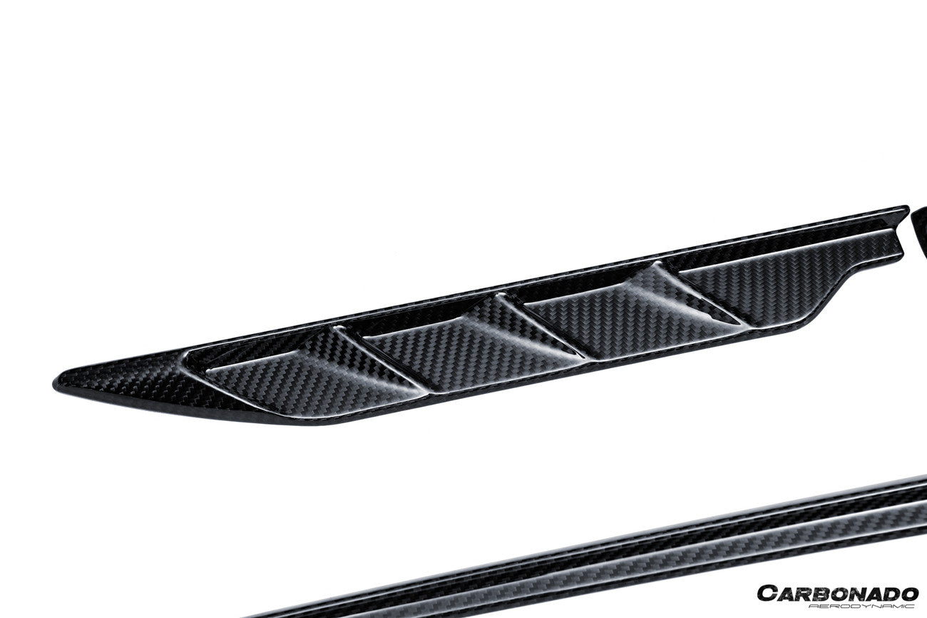 Carbonado Aero Msy Style Autoclave Carbon Fiber Front Fender Trims | 2020-2026 Ferrari ROMA