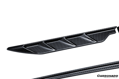 Carbonado Aero Msy Style Autoclave Carbon Fiber Front Fender Trims | 2020-2026 Ferrari ROMA