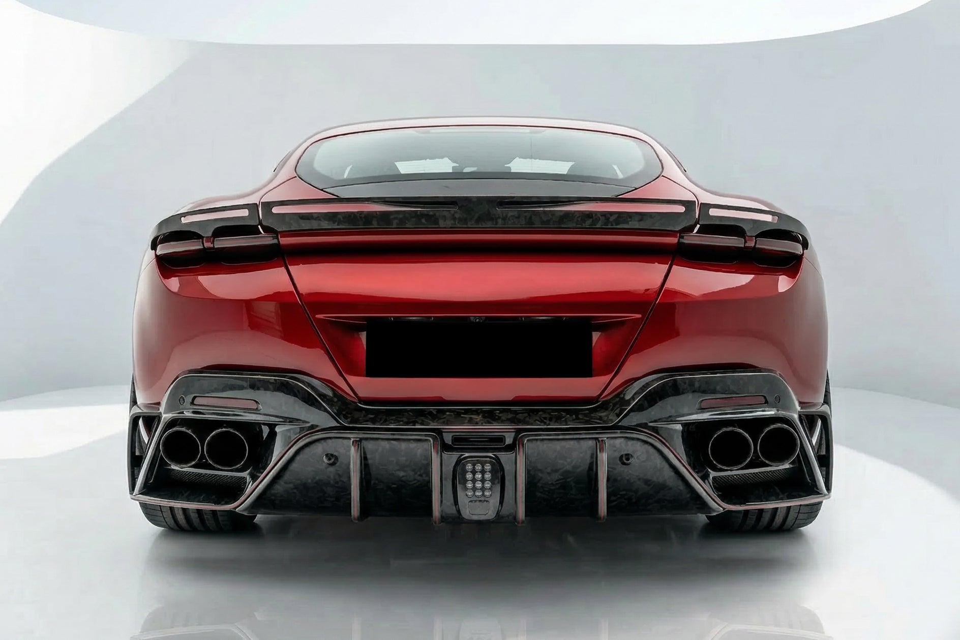 Carbonado 2021-2024 Ferrari ROMA Msy Style Dry Carbon Fiber Trunk Spoiler