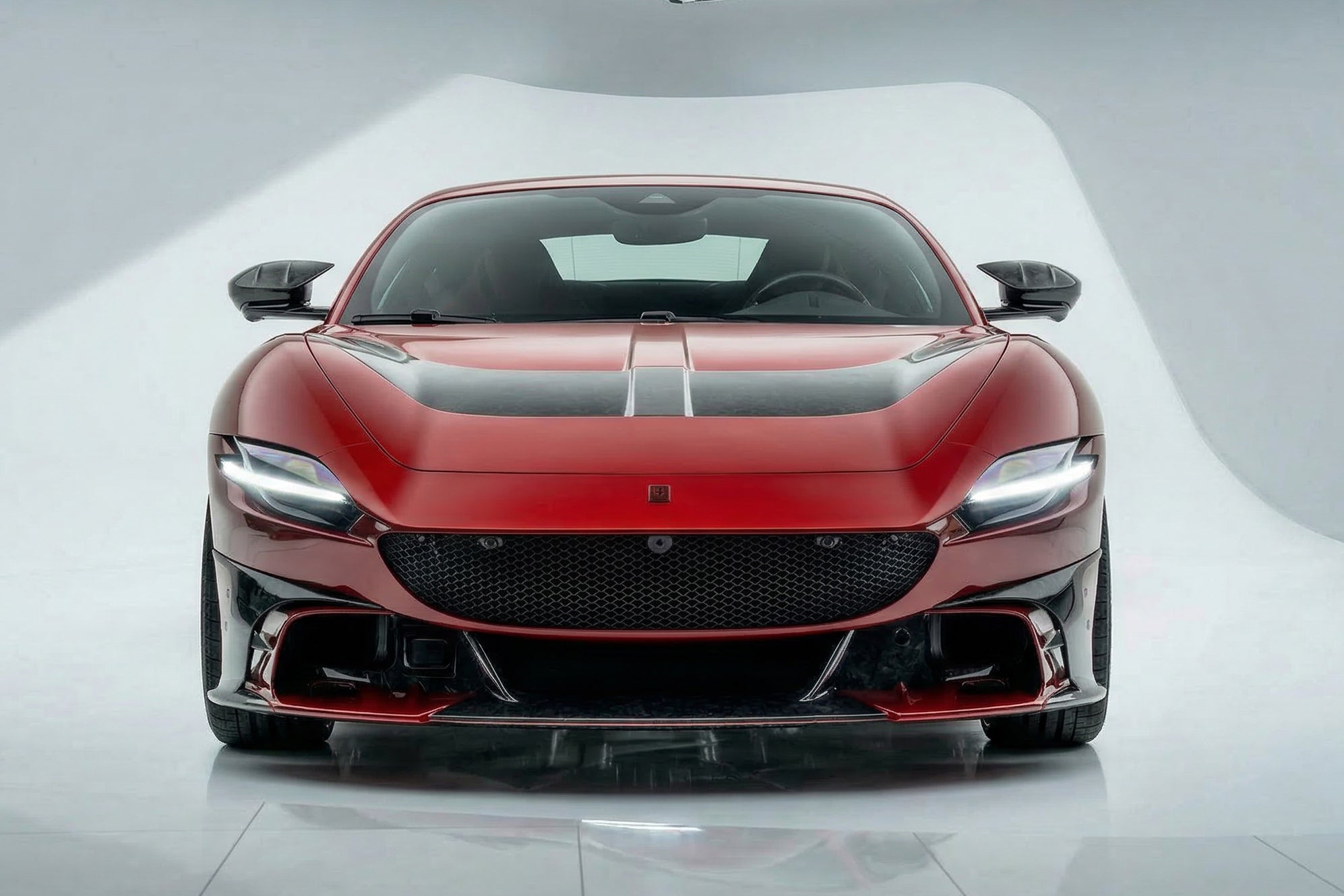 Carbonado Aero Msy Style Portion Autoclave Carbon Fiber Front Bumper | 2020-2026 Ferrari ROMA