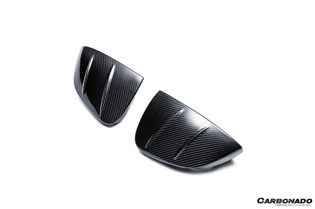 Carbonado Aero Msy Style Autoclave Carbon Fiber Mirror Housing Replacement | 2020-2026 Ferrari ROMA