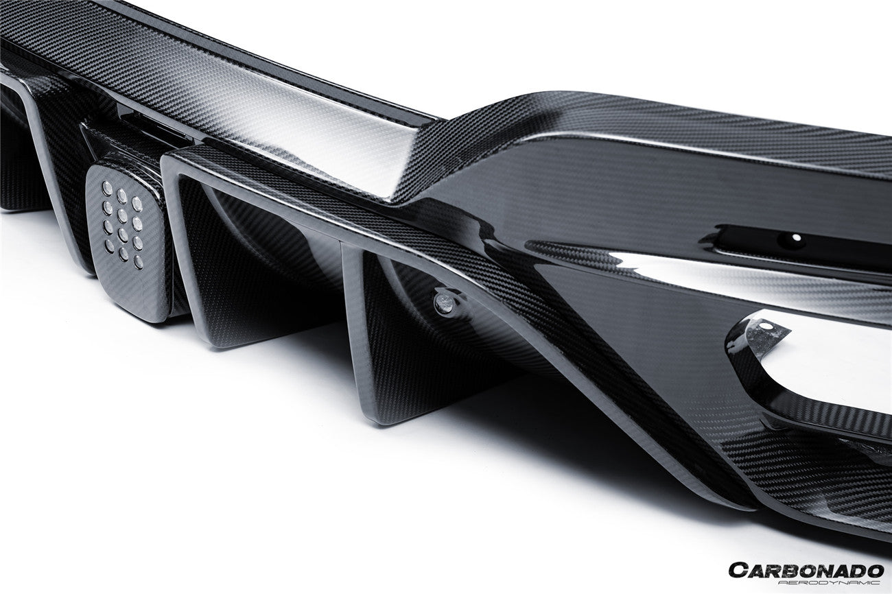 Carbonado Aero Msy Style Autoclave Carbon Fiber Rear Diffuser | 2020-2026 Ferrari ROMA