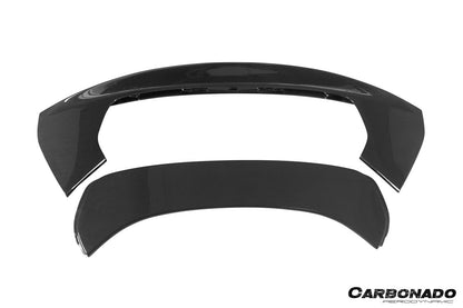 Alerón de maletero de fibra de carbono estilo Ferrari SF90 Stradale AV Carbonado 2020-UP