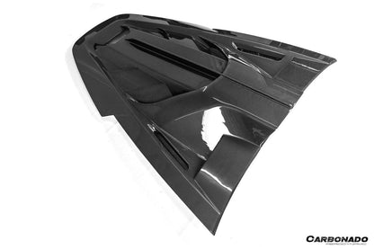 2020-UP Ferrari Autoclave Carbon Fiber Engine cover Carbonado (MSY) Fits: SF90 Stradale (1X1DRYCFSF90-MIW-MSY-EH)
