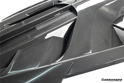 2020-UP Ferrari Autoclave Carbon Fiber Engine cover Carbonado (MSY) Fits: SF90 Stradale (1X1DRYCFSF90-MIW-MSY-EH)