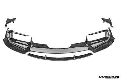 2020-UP Ferrari Autoclave Carbon Fiber Front Lip Carbonado (MSY) Fits: SF90 Stradale and Spider (1X1DRYCFSF90-MIW-MSY-FL)