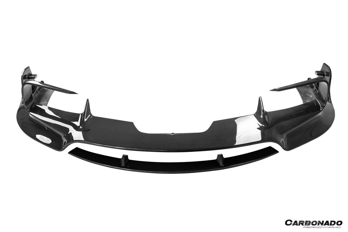 2020-UP Ferrari Autoclave Carbon Fiber Front Lip Carbonado (MSY) Fits: SF90 Stradale and Spider (1X1DRYCFSF90-MIW-MSY-FL)
