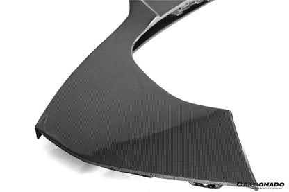 2020-UP Ferrari Autoclave Carbon Fiber Trunk Spoiler Carbonado (RT) Fits: SF90 Stradale (1X1DRYCFSF90-MIW-RT-TS)