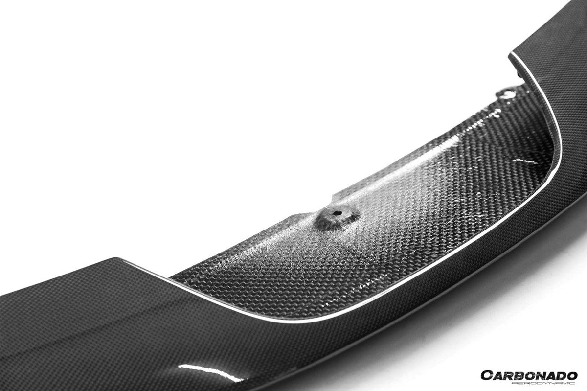 2020-UP Ferrari Autoclave Carbon Fiber Middle Front Lip Carbonado (RT) Fits: SF90 Stradale and Spider (1X1DRYCFSF90-MIW-RT-MFL)