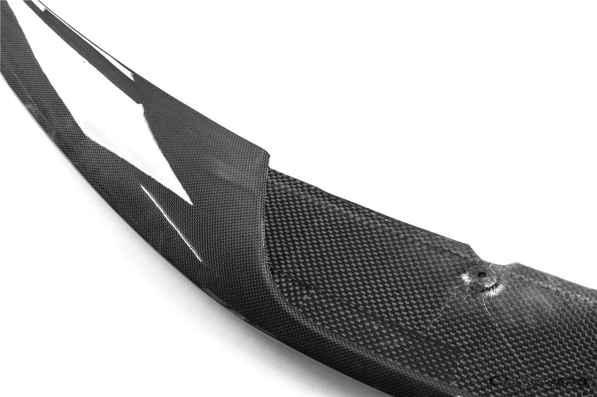 2020-UP Ferrari Autoclave Carbon Fiber Middle Front Lip Carbonado (RT) Fits: SF90 Stradale and Spider (1X1DRYCFSF90-MIW-RT-MFL)