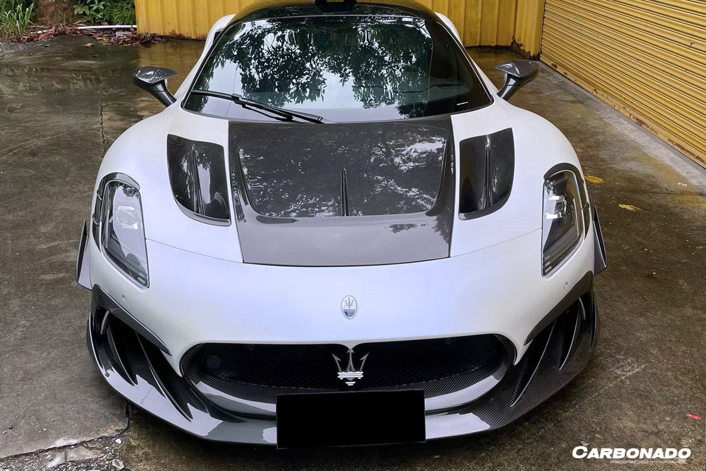 Carbonado 2020-2024 Maserati MC20 MSY Style DRY カーボンファイバー フロント ボンネット