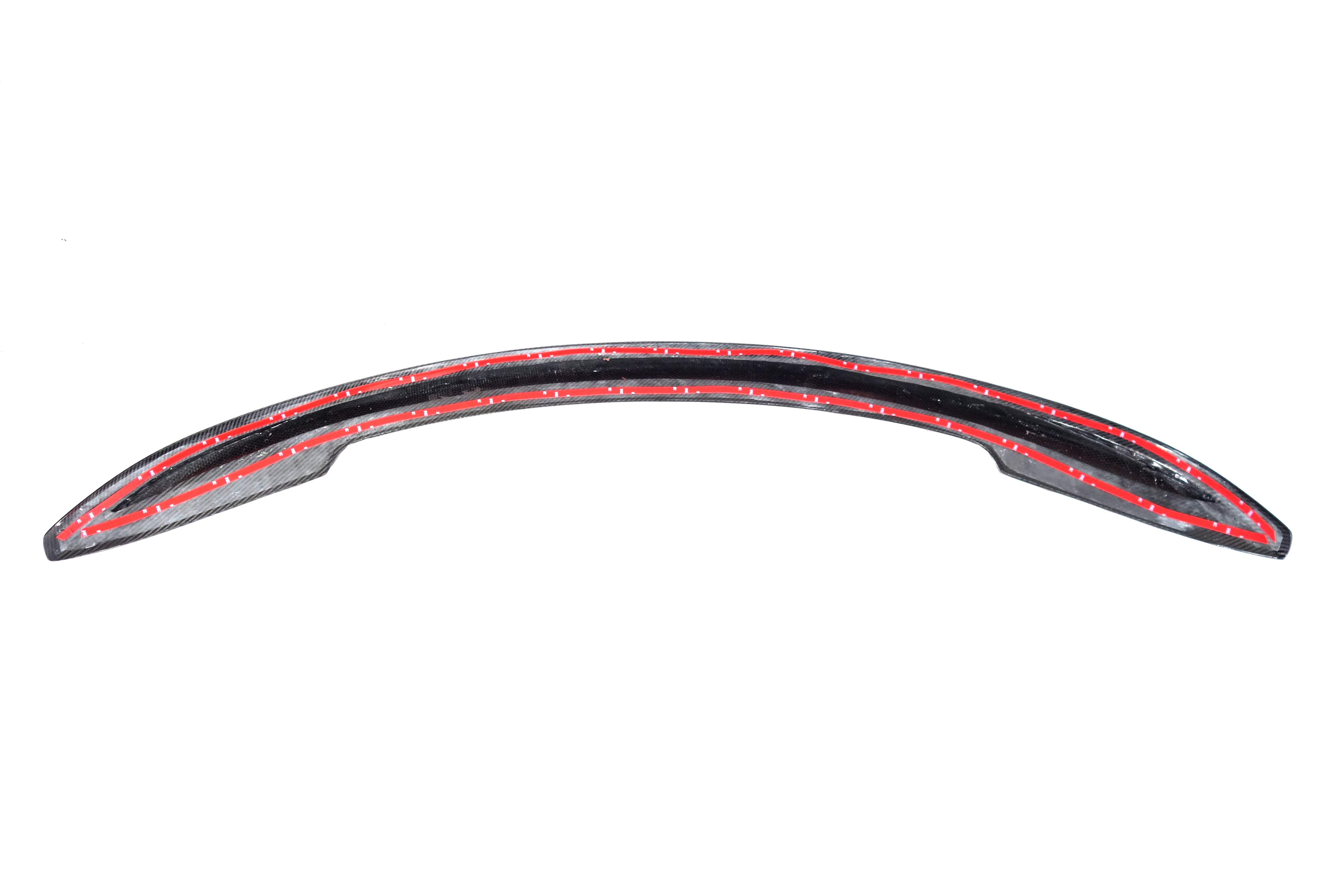 Carbonado 2020-2024 Maserati MC20 SVD Style Dry Carbon Fiber Trunk Spoiler Wing