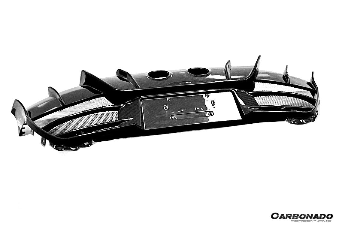 2021-2024 Aston Martin Autoclave Carbon Fiber Rear Lip Diffuser Carbonado (MSY) Fits: DBX (DRYCFDBX-MIW-MSY-RD)