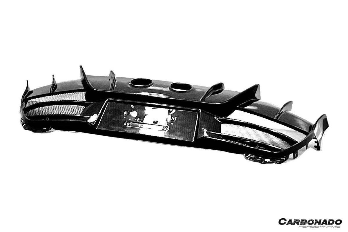 2021-2024 Aston Martin Autoclave Carbon Fiber Rear Lip Diffuser Carbonado (MSY) Fits: DBX (DRYCFDBX-MIW-MSY-RD)