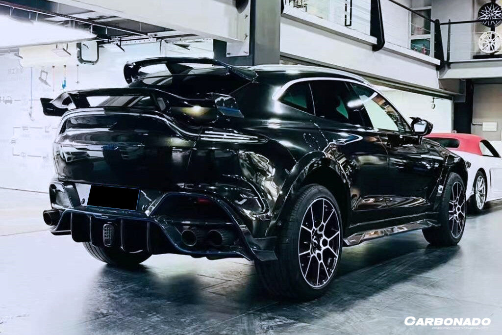 2021-2024 Aston Martin Autoclave Carbon Fiber Rear Lip Diffuser Carbonado (MSY) Fits: DBX (DRYCFDBX-MIW-MSY-RD)