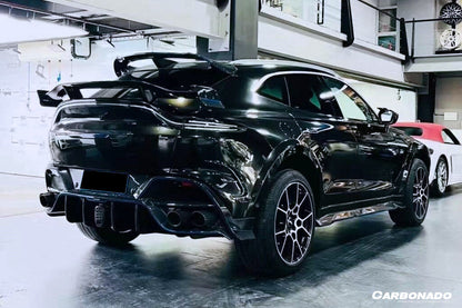 2021-2024 Aston Martin Autoclave Carbon Fiber Rear Lip Diffuser Carbonado (MSY) Fits: DBX (DRYCFDBX-MIW-MSY-RD)