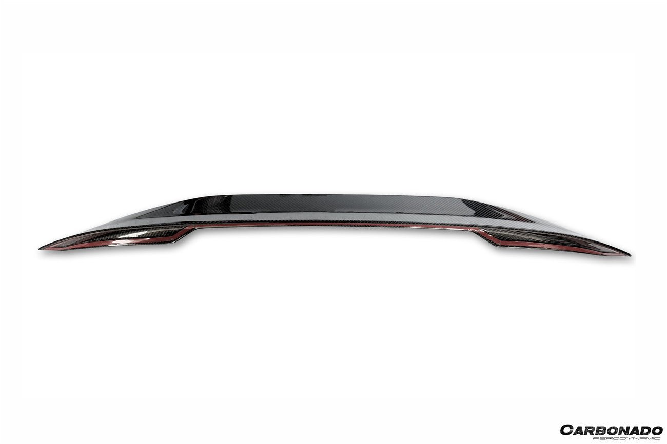 Carbonado Aero 2021 - 2026 BMW M2 G87 CT Style Autoclave Carbon Fiber Trunk Spoiler - 3