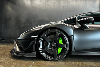 Carbonado Aero Autoclave Carbon Fiber Front Lip | 2021-2024 Lamborghini Huracan STO