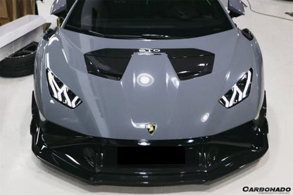 Carbonado Aero Autoclave Carbon Fiber Front Lip | 2021 - 2024 Lamborghini Huracan STO - 8