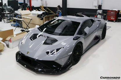 Carbonado Aero Autoclave Carbon Fiber Front Lip | 2021 - 2024 Lamborghini Huracan STO - 9