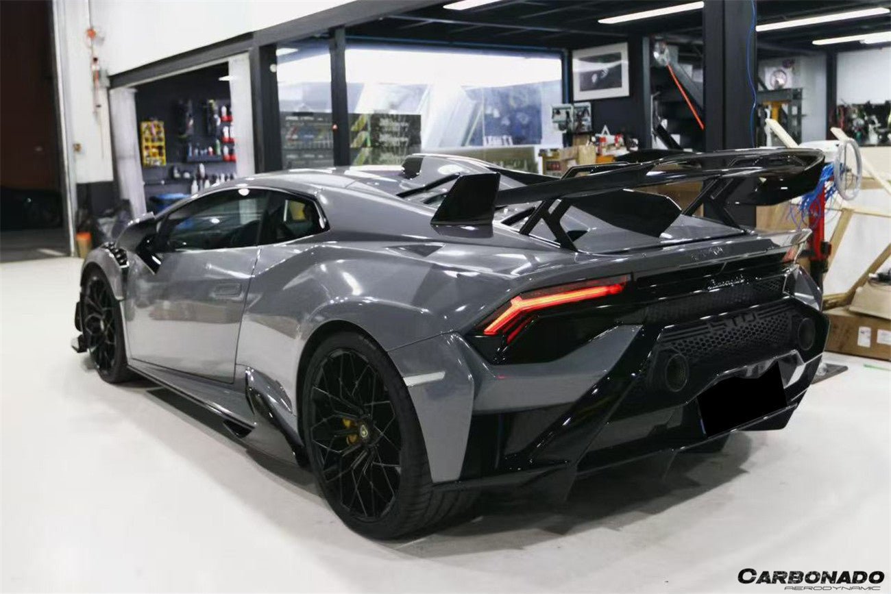 Carbonado Aero Autoclave Carbon Fiber Rear Diffuser Lip | 2021 - 2024 Lamborghini Huracan STO - 2