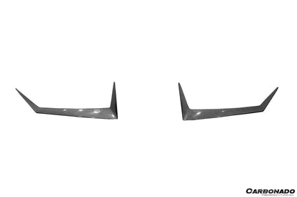 Carbonado Aero Autoclave Carbon Fiber Hood Vent Trim | 2021 - 2024 Lamborghini Huracan STO - 10