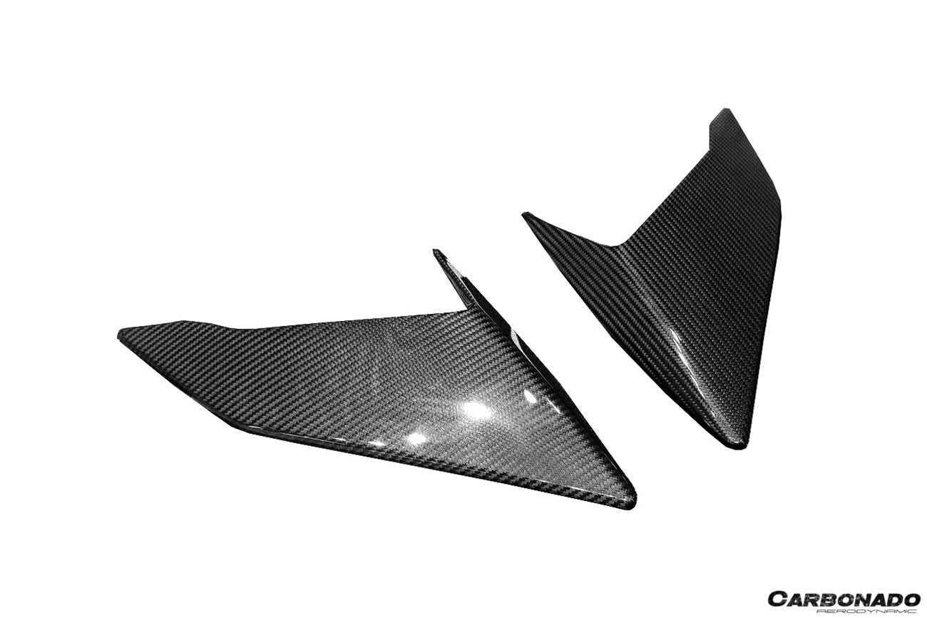 Carbonado Aero Autoclave Carbon Fiber Quarter Window Scoops | 2021 - 2024 Lamborghini Huracan STO - 6