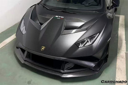 Carbonado Aero Autoclave Carbon Fiber Front Lip | 2021 - 2024 Lamborghini Huracan STO - 11