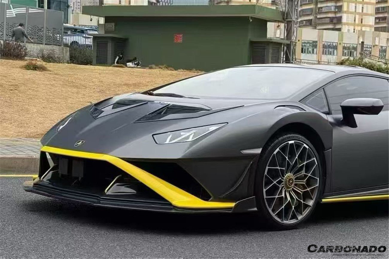 Carbonado Aero Autoclave Carbon Fiber Front Lip | 2021 - 2024 Lamborghini Huracan STO - 3