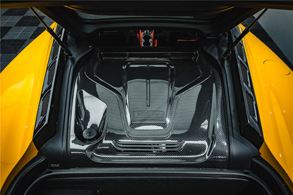Carbonado 2021-2024 Lotus Emira NYO DCT MNK Style Dry Carbon Fiber Engine Cover Replacement