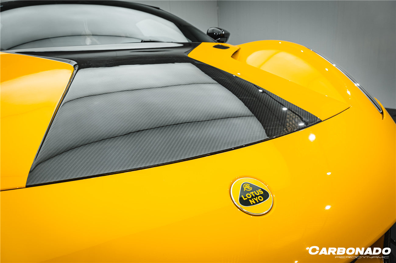 Carbonado 2021-2024 Lotus Emira NYO MNK Style Dry Carbon Fiber Hood
