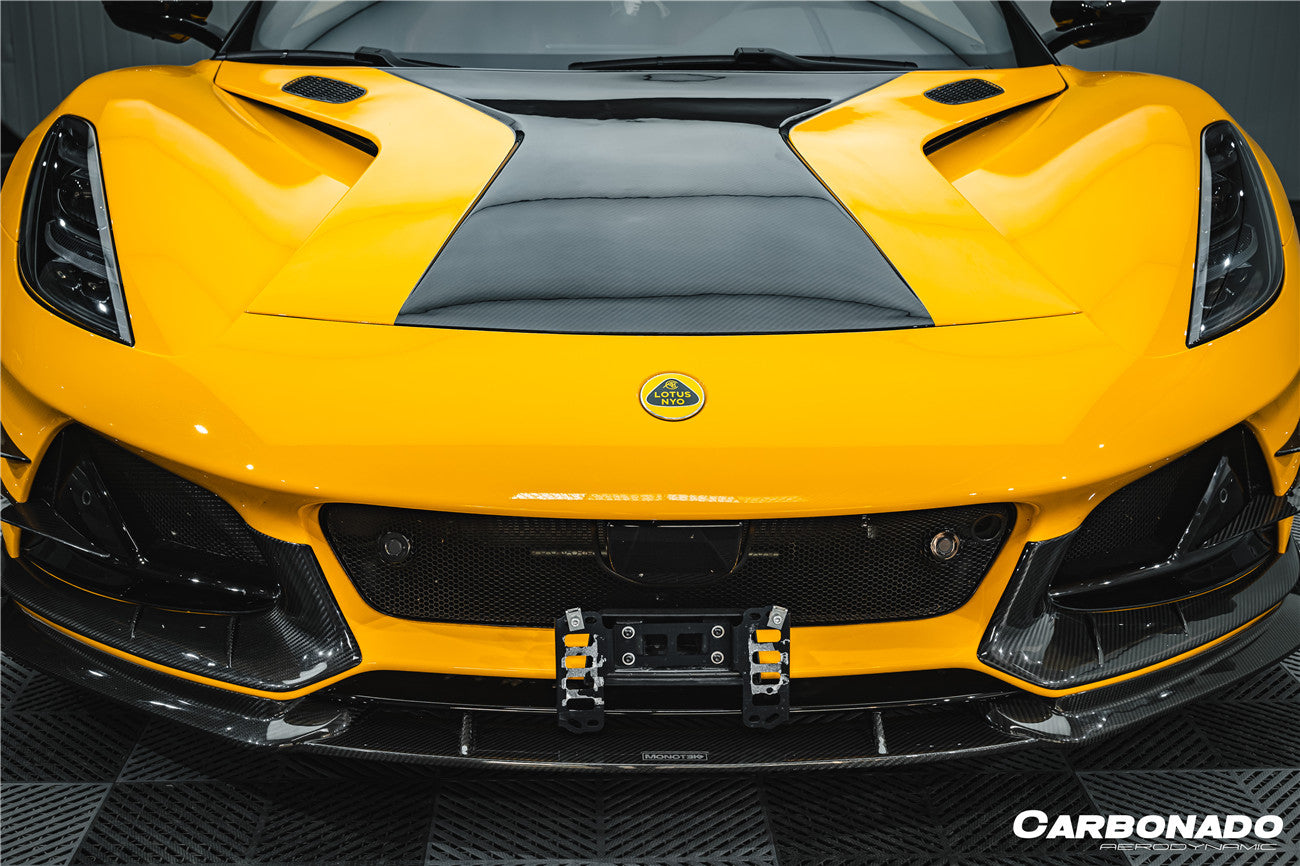 Carbonado 2021-2024 Lotus Emira NYO MNK Style Dry Carbon Fiber Hood