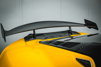 Alerón trasero de fibra de carbono seco estilo Lotus Emira NYO MNK Carbonado 2021-2024 con base