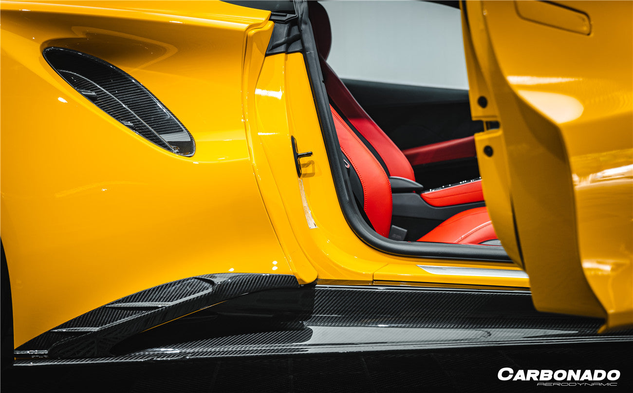 Carbonado 2021-2024 Lotus Emira NYO MNK Style Dry Carbon Fiber Side Skirt