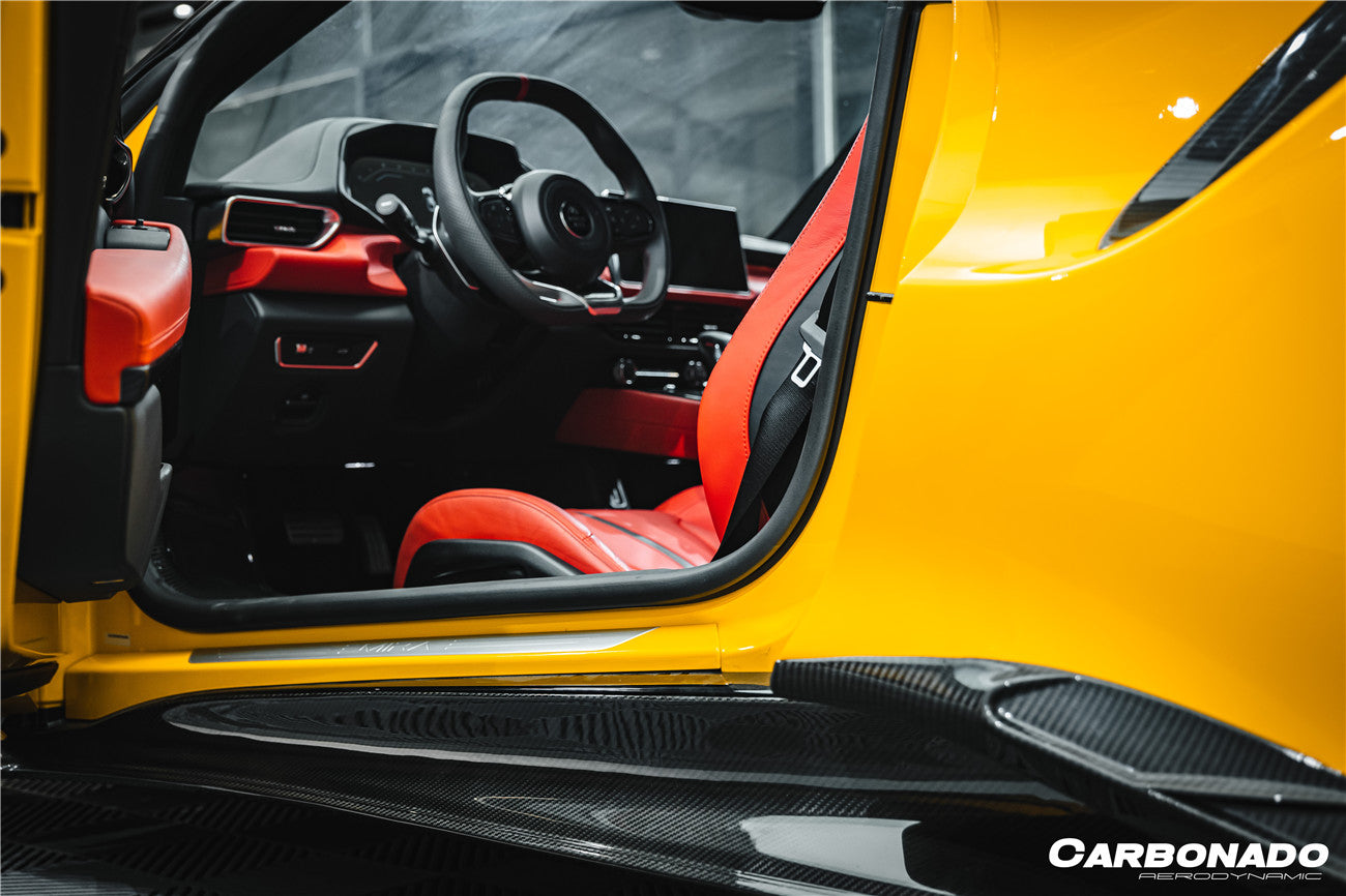 Carbonado 2021-2024 Lotus Emira NYO MNK Style Dry Carbon Fiber Side Skirt