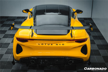 Carbonado 2021-2024 Lotus Emira NYO MNK Style Dry Carbon Fiber Trunk Wing Spoiler