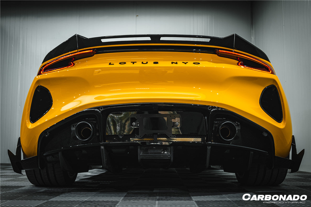 Carbonado 2021-2024 Lotus Emira NYO MNK Style Dry Carbon Fiber Trunk Spoiler Wing