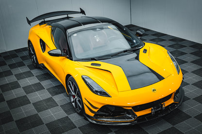 Alerón trasero de fibra de carbono seco estilo Lotus Emira NYO MNK Carbonado 2021-2024 con base